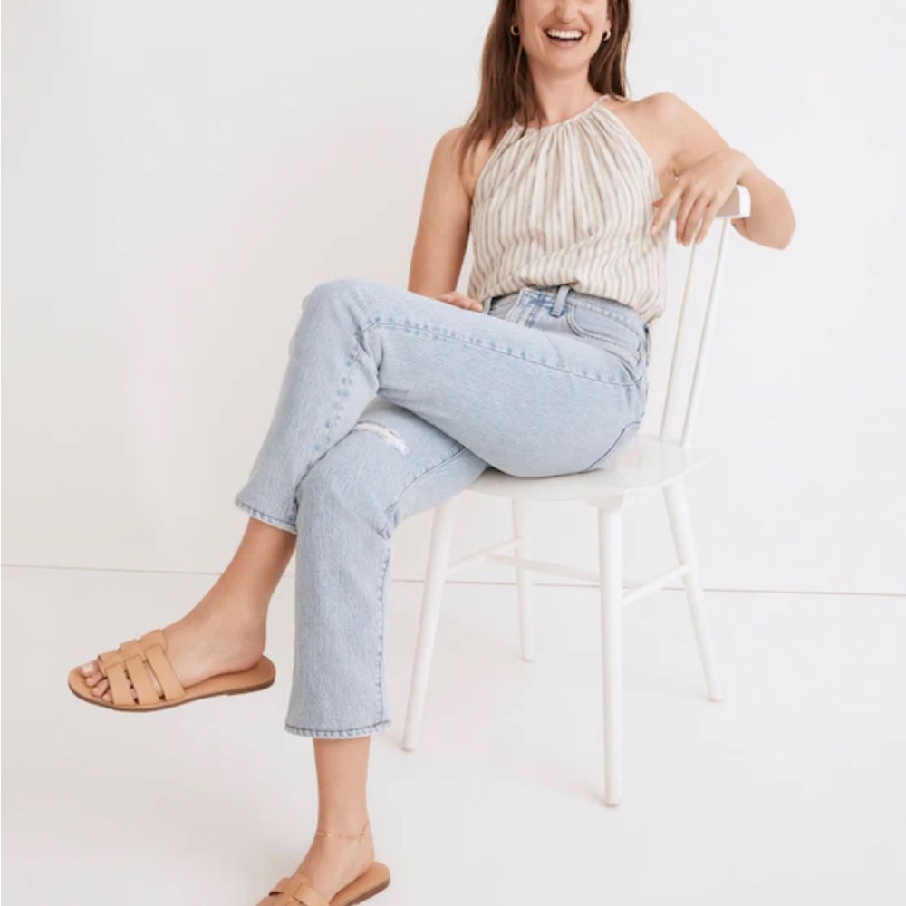 Madewell The Perfect Vintage Crop Jean in Sudbury Wash 26